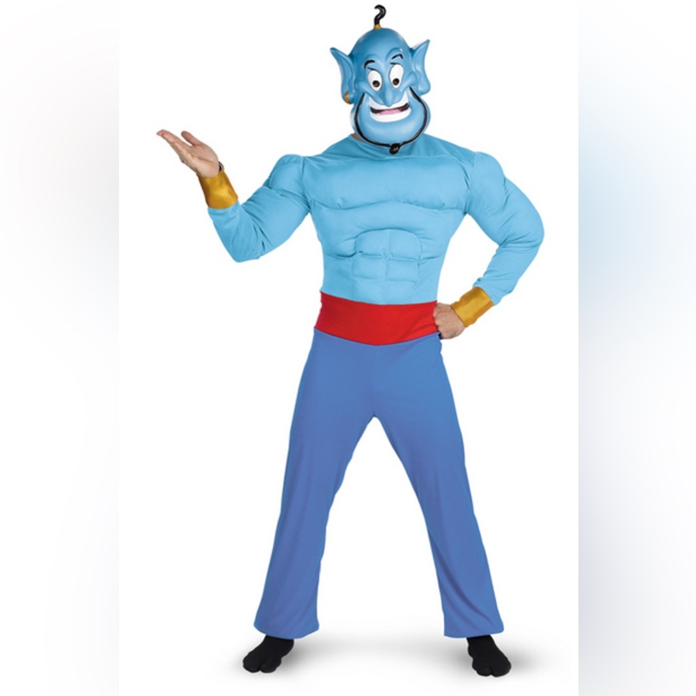 Disney Genie Costume in Blue and Red